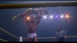 Wrestler in wrestling ring with bright lights — Rocky III