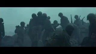 soldiers in foggy landscape — Hacksaw Ridge