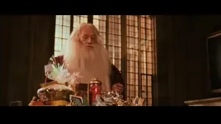 elderly man with beard looking at crystal ball — Harry Potter and the Philosophers Stone