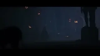 people in black robes in dark eerie scene — Gladiator