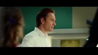 man in white shirt by green wall — Steve Jobs