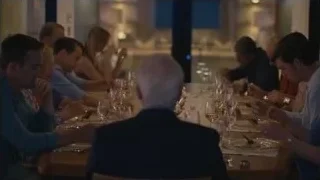 People dining in dimly lit restaurant — Succession