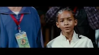 people fighting in martial arts class — The Karate Kid