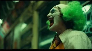 clown with green hair screaming — Joker