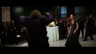 Batman fighting in crowded room — Batman: The Dark Knight