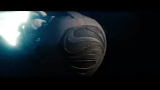 Futuristic helmet with blue light — Superman: Man of Steel