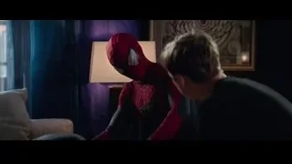 Miles Morales sitting on couch — The Amazing Spider Man 2