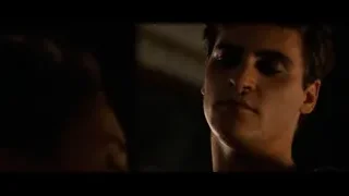 Young man's face, eyes closed — Gladiator