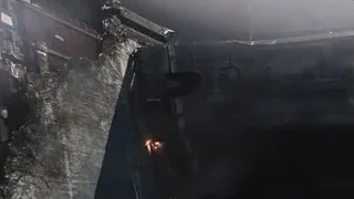 Dark eerie train station with train — The Avengers