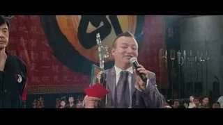 two men on stage with microphone — The Karate Kid