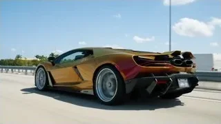 Sports car driving on highway — Sports Cars