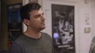 Young man in gray t-shirt looking thoughtful — Screened Out