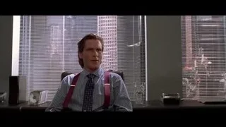Man sitting in office chair — American Psycho