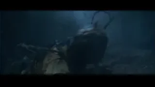 person lying in dark water — Harry Potter and the Goblet of Fire
