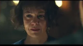 Close-up of woman's serious face — Peaky Blinders
