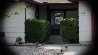 Red vintage car parked in front of house — Breaking Bad