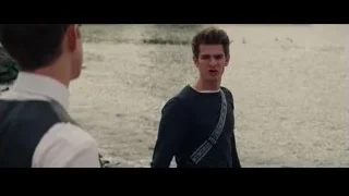 two young men standing by water — The Amazing Spider Man 2