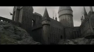Hogwarts Castle on rocky cliff — Harry Potter and the Goblet of Fire