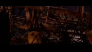 explosion on island with wooden structure — Spider Man 2