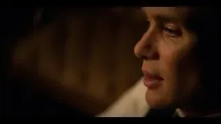 man's face with eyes closed in dim room — Peaky Blinders