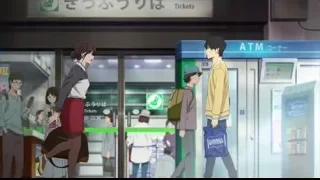 people at ticket vending machine — I Want To Eat Your Pancreas