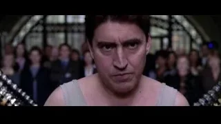Man speaking in front of a crowd — Spider Man 2