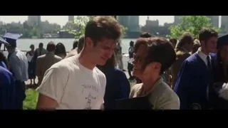 young man and woman talking at graduation — The Amazing Spider Man 2